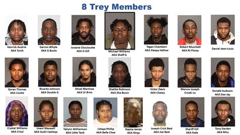 8 trey crips brooklyn - By Aaron Katersky. Wednesday, May 17, 2023. A successful rapper used earnings from his music career to promote gun violence in Brooklyn, prosecutors alleged Tuesday. Michael Williams, known as ...